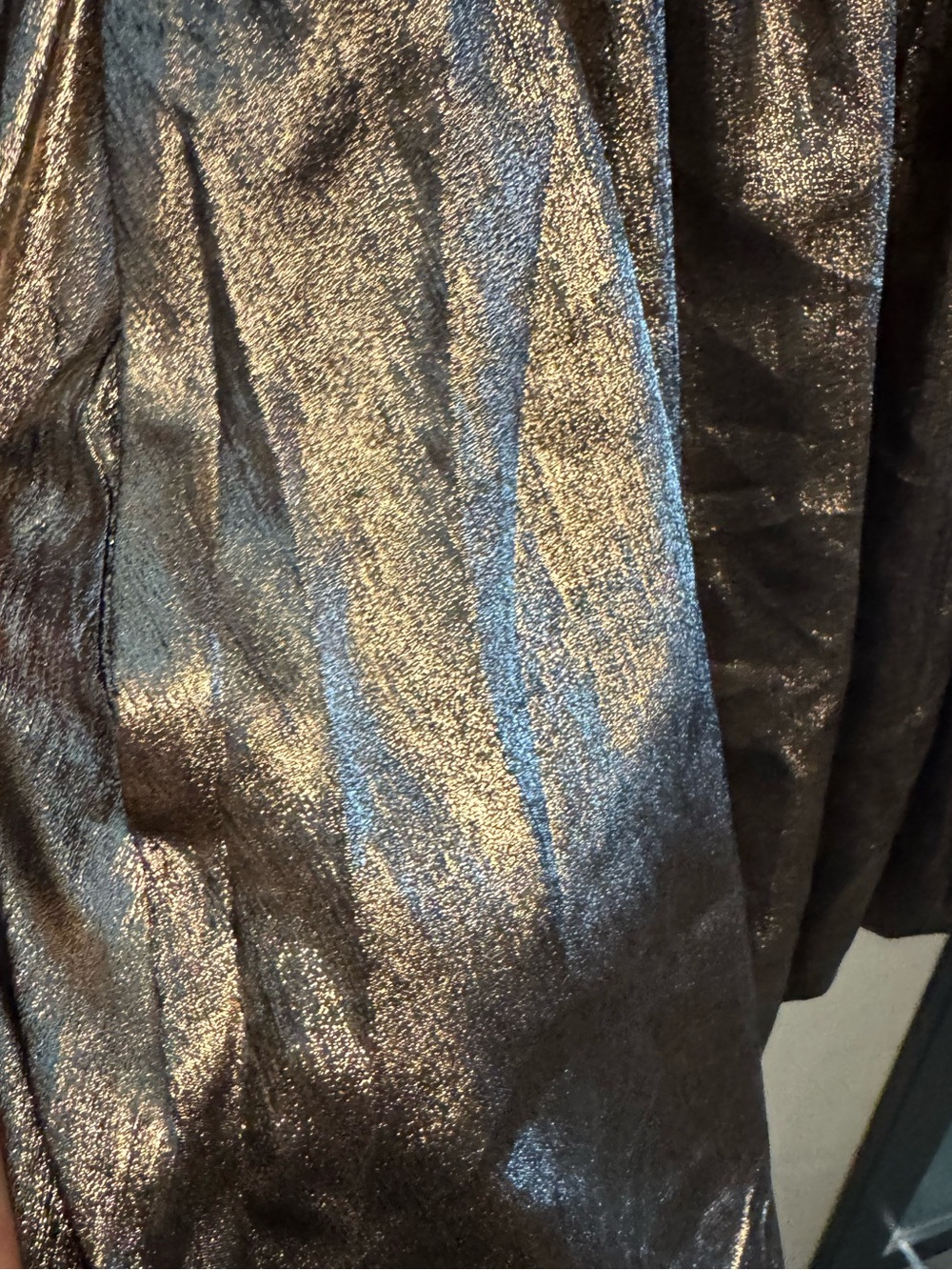 Madewell Metallic Bronze Bubble Mini Skirt ๐๐๐ค - Picture 6 of 9